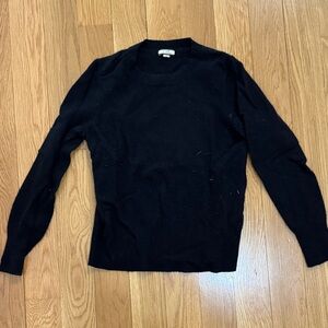 J. Crew Black Cashmere Knit